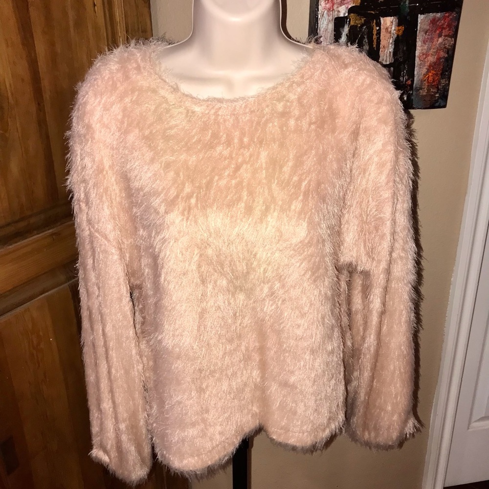 Zara soft light soft pink with elastic sleeves